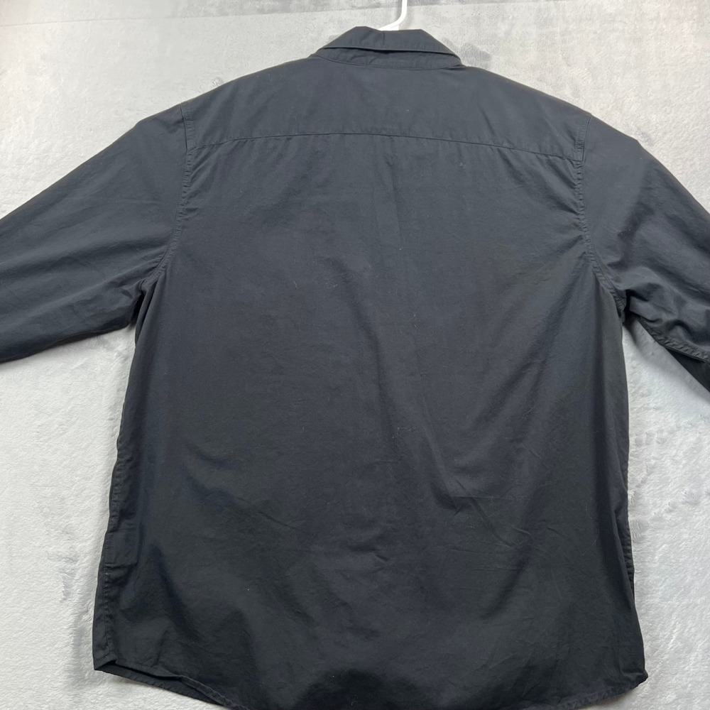 Harley-Davidson Button Up Shirt Mens 2XL Black Long Sleeve Embroidered Logo - Picture 9 of 11
